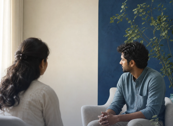 A calm, private consulting space at Mindova
